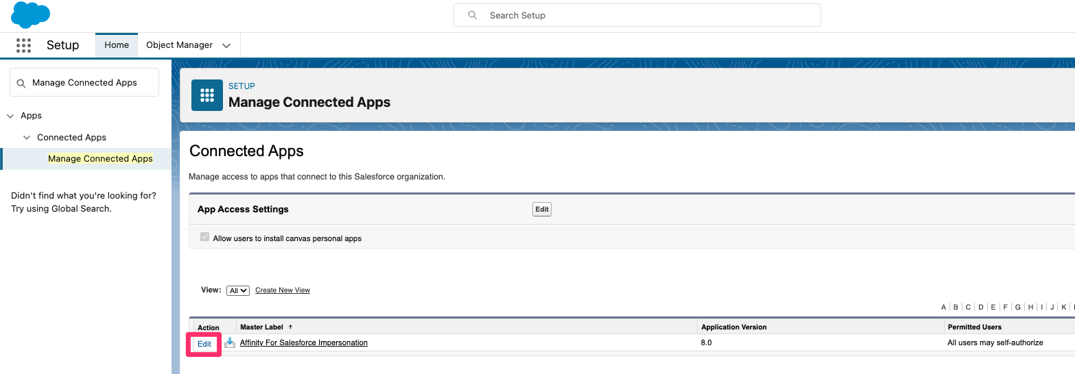 How to install Affinity for Salesforce